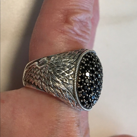 Stunning Scott Kay Eagle Wing Sterling Silver ring - Picture 3 of 6